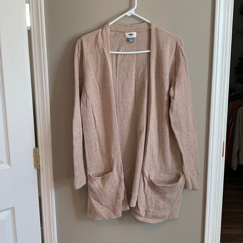 Old Navy Women’s Small Tan Cardigan hip length